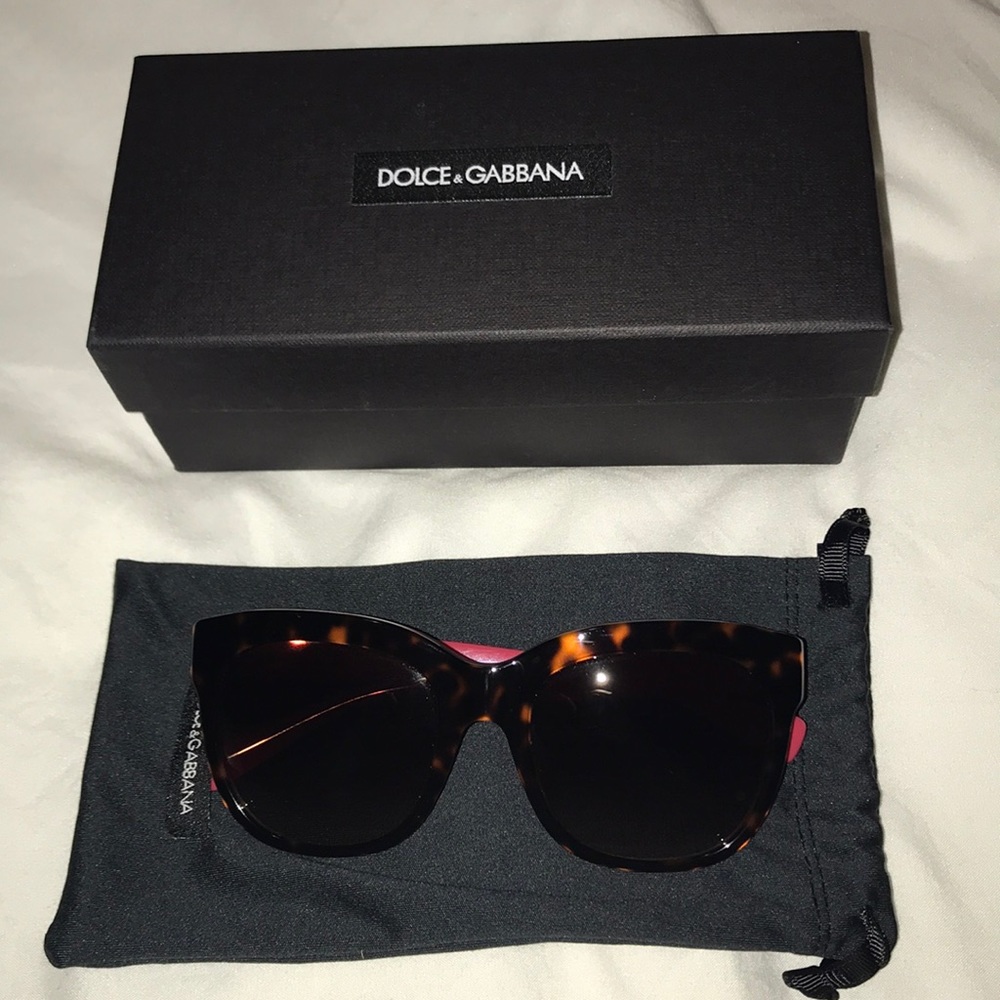 Dolce and Gabbana tortoise sunglasses